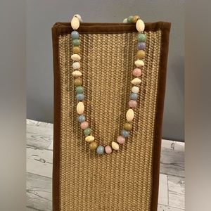 Vintage Multicolored Beaded Necklace